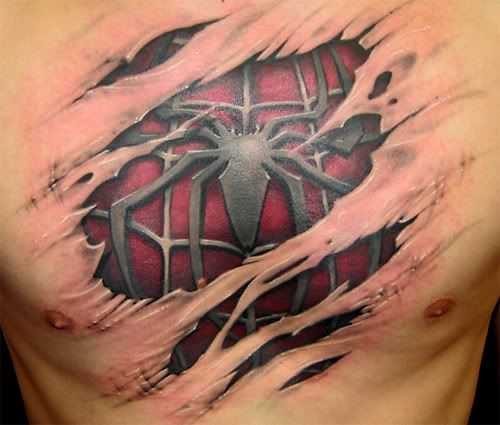 spidey tattoo 1jpg Spiderman Tattoo