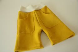Lemons in my Pocket - Medium Interlock Wool Shorties