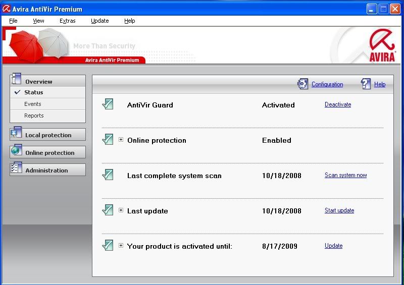 Avira Antivir Premium V8 1 0 367+Genuine Serial preview 1