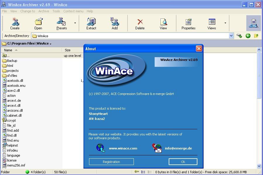 WinAce Archiver V2 69 Latest Version With Serial preview 0