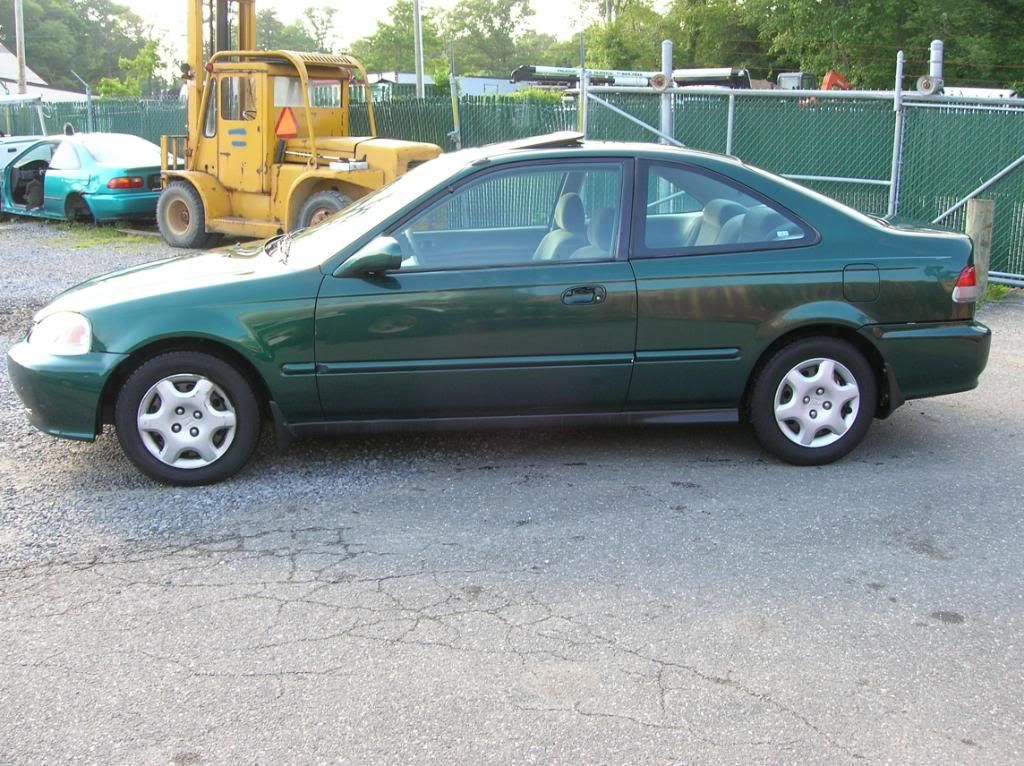 Green Civic Coupe