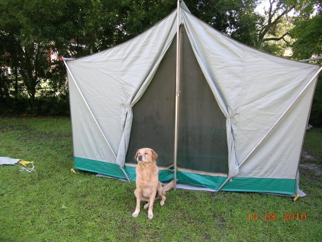 Sears+Canvas+Tent Received from my father, old Coleman canvas tent - AR15.COM