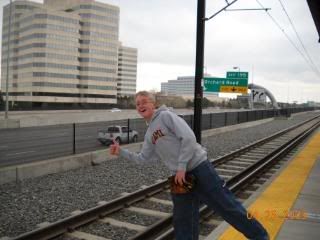 Lane lookin' to catch the E train