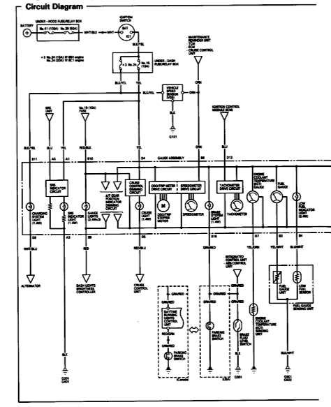 Gauge Cluster Wiring Diagram - Team Integra Forums - Team Integra