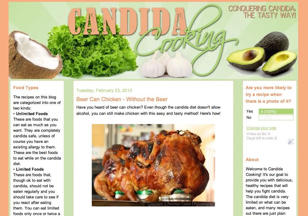 Candida Cooking Screen Shot