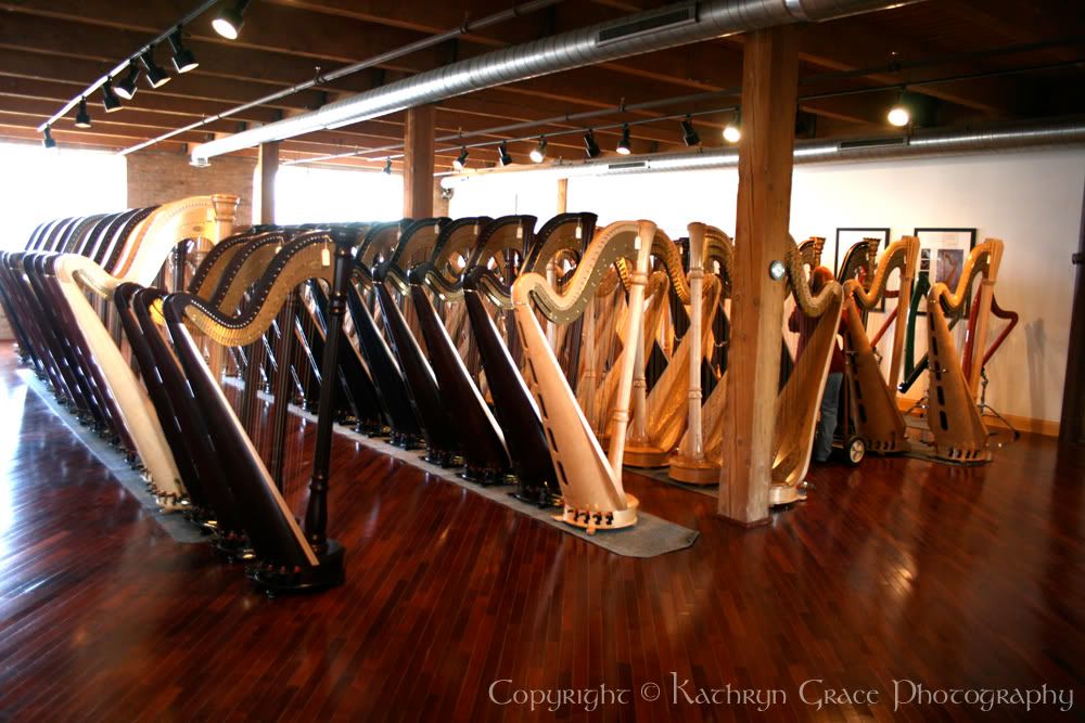 Lyon &amp; Healy Harp Showroom