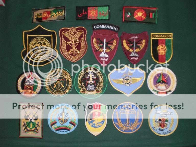 Afghan Army Patch grouping