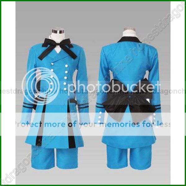 Black Butler Kuroshitsuji 2 Ciel Cosplay Costume 10  