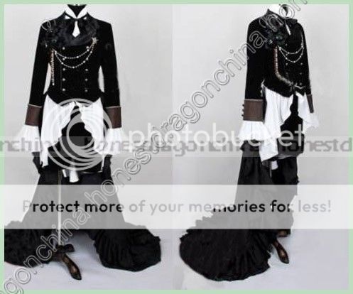 Kuroshitsu​ji Black Butler Ciel Phantom Cosplay Costume  