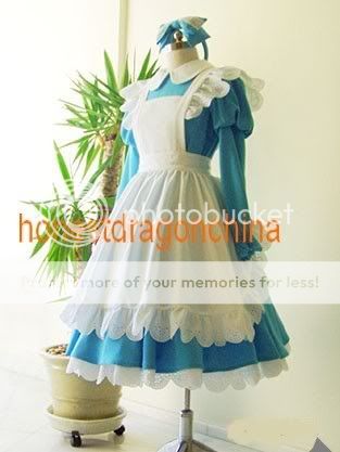 Alice In The Wonderland Home Maid Cosplay Costume Dress  