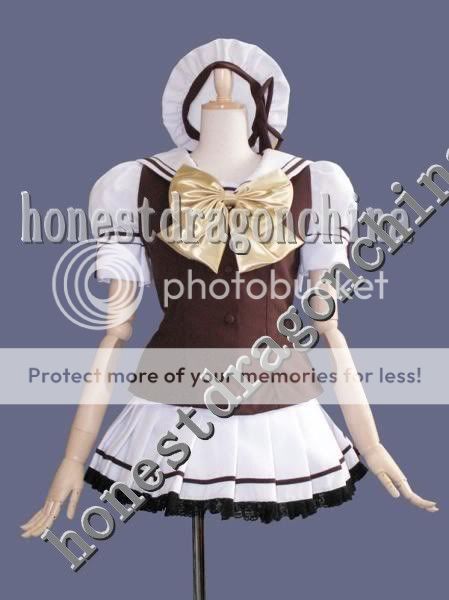 Shuffle Cosplay Costume Japanese School Uniform Summer  