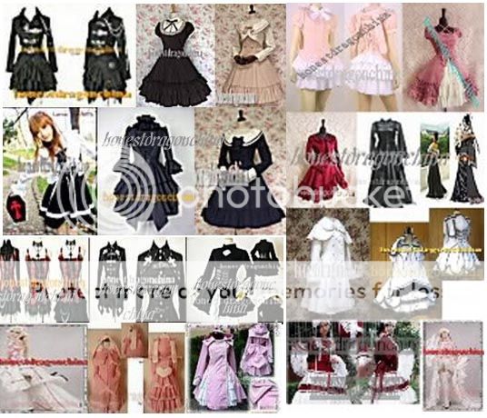 Elegant Classic Punk Gothic, Sweet Lovely Gothic Lolita items in 