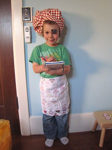 waiter costume